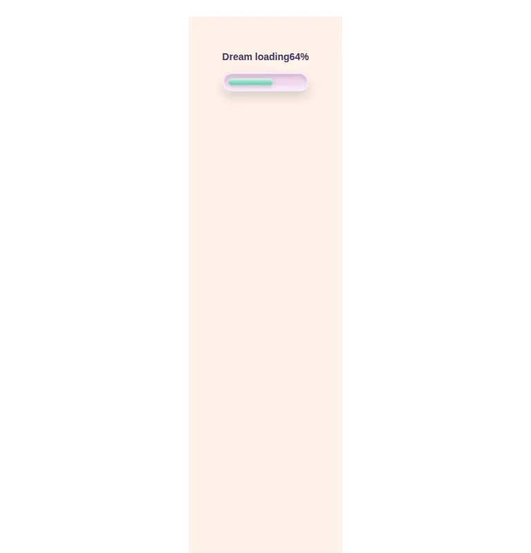 Harness screenshot of clay-progress at 768 pixels wide