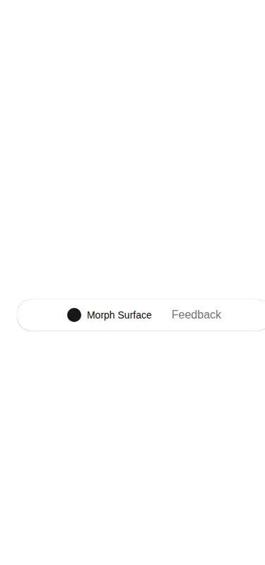 Harness screenshot of cultui-morph-surface at 375 pixels wide
