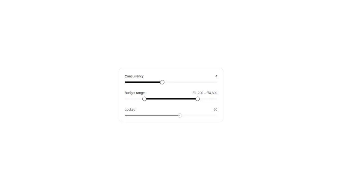 Harness screenshot of hextaui-slider at 1440 pixels wide