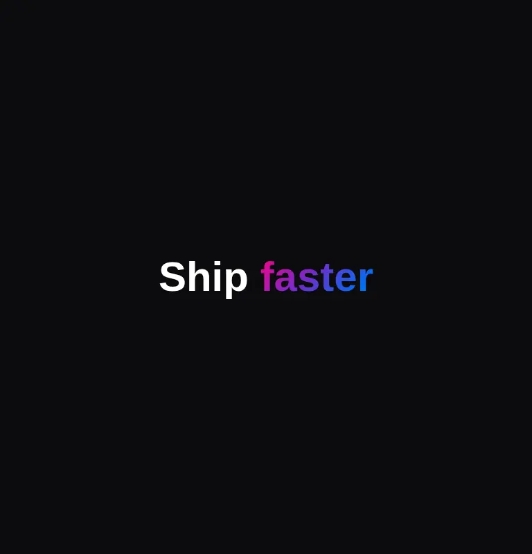 Harness screenshot of magicui-aurora-text at 768 pixels wide