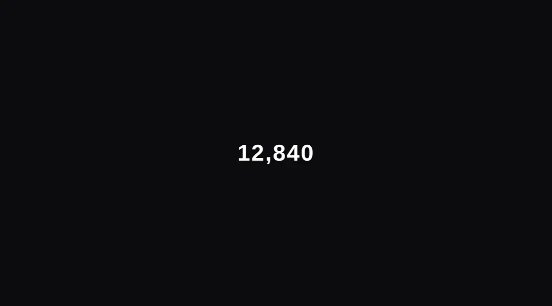 Harness screenshot of magicui-number-ticker at 1440 pixels wide