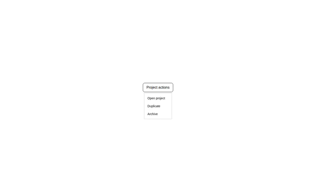 Harness screenshot of neobrutalism-dropdown-menu at 1440 pixels wide