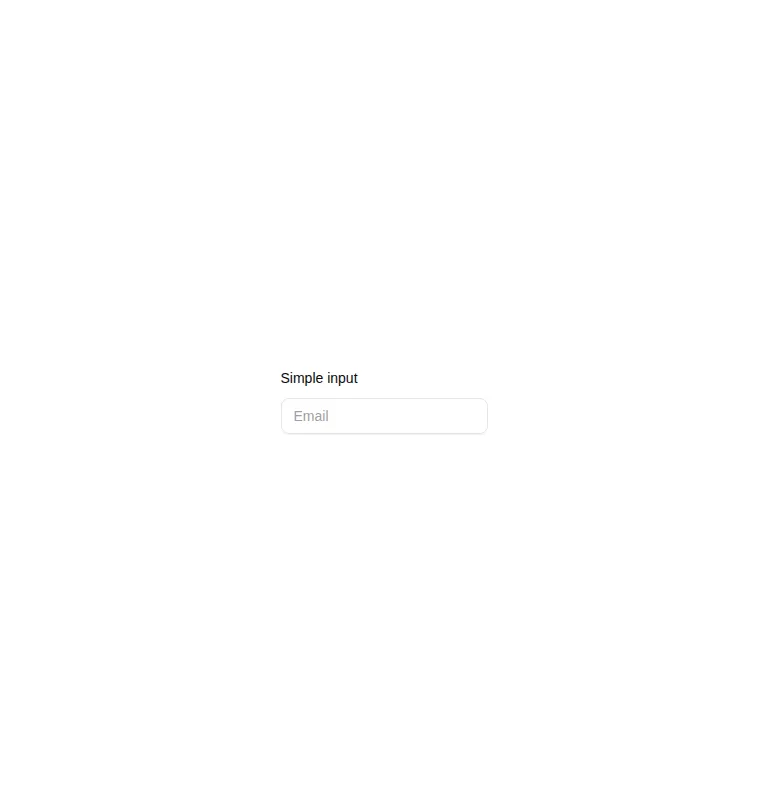 Harness screenshot of originui-input-01 at 768 pixels wide