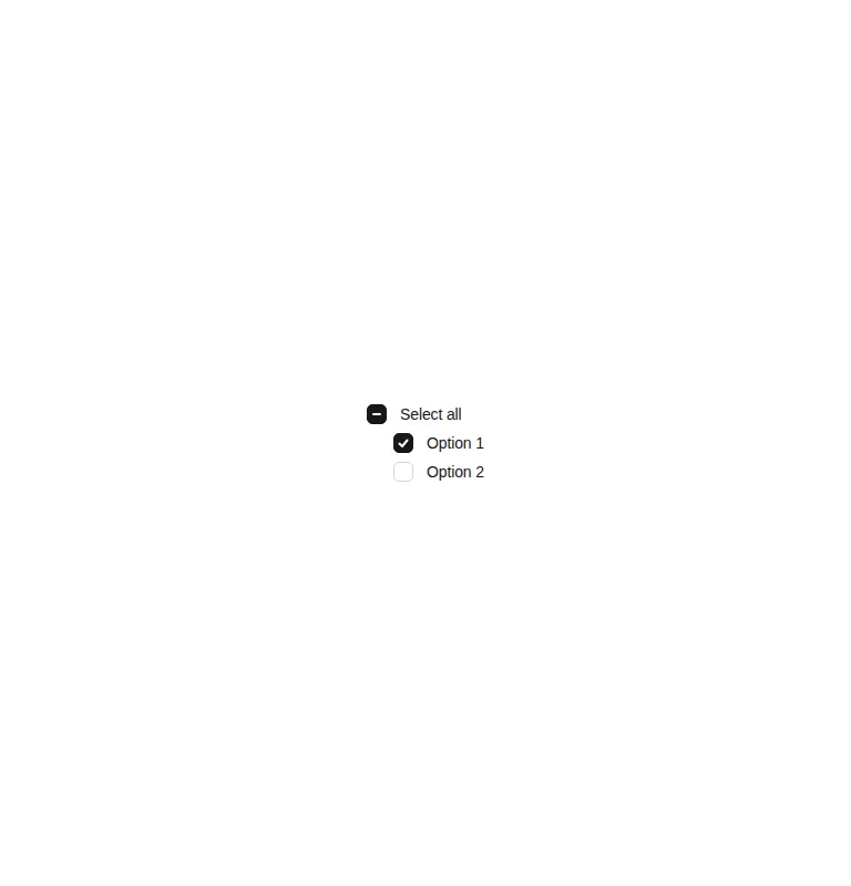 Harness screenshot of ruixen-checkbox-indeterminate at 768 pixels wide