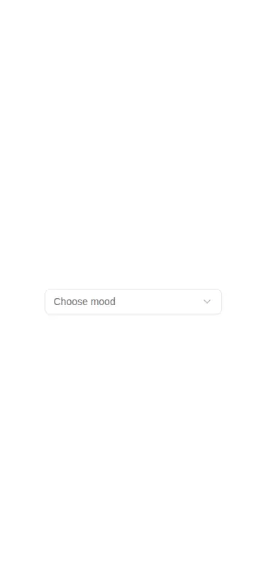 Harness screenshot of ruixen-color-emotion-select at 375 pixels wide