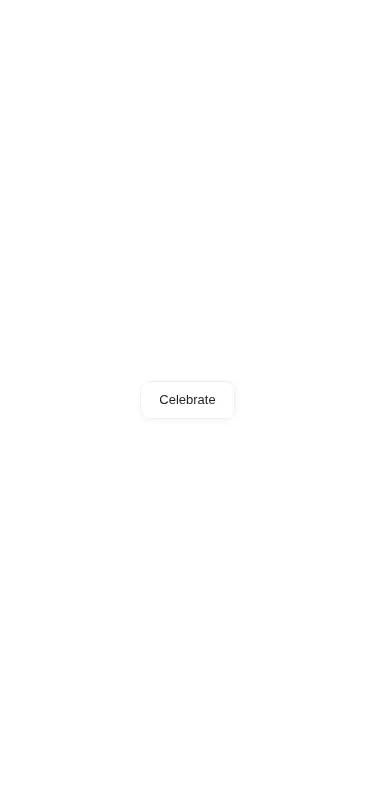 Harness screenshot of ruixen-confetti-button at 375 pixels wide