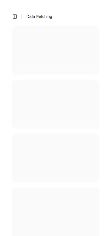 Harness screenshot of shadcn-block-sidebar-08 at 375 pixels wide