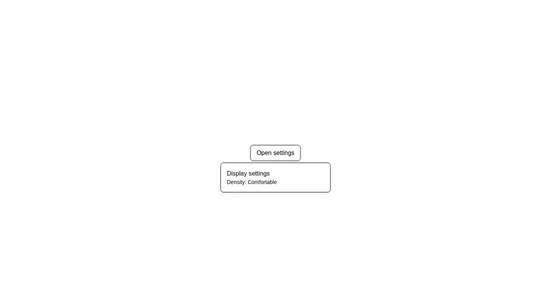 Harness screenshot of shadcn-popover at 1440 pixels wide