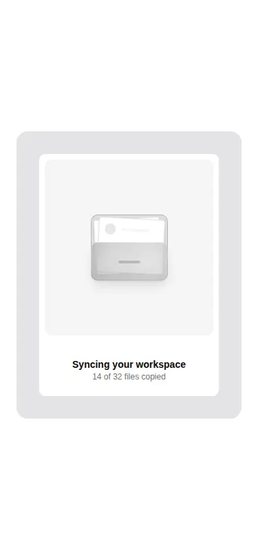 Harness screenshot of tripled-folder-animation at 375 pixels wide