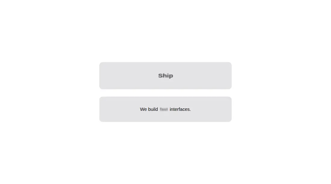 Harness screenshot of tripled-native-flip-text-carbon at 1440 pixels wide