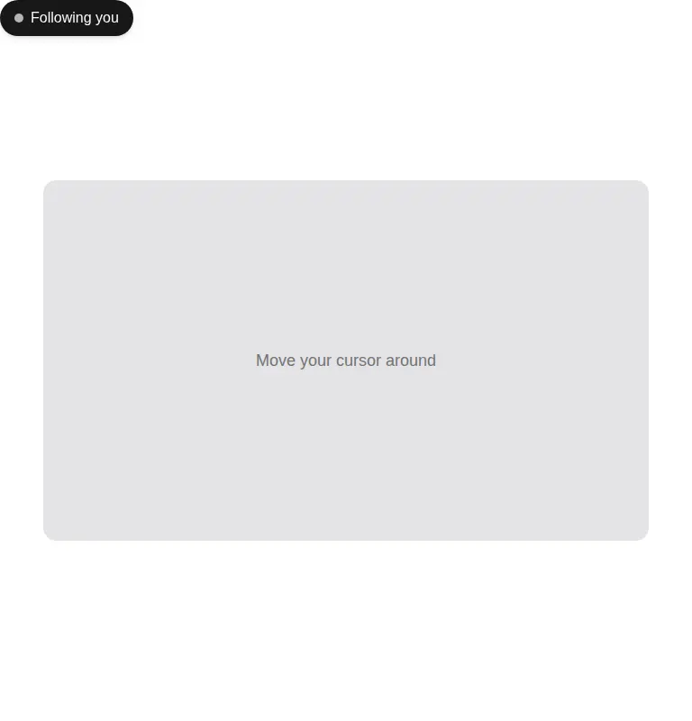 Harness screenshot of tripled-native-follow-cursor-carbon at 768 pixels wide